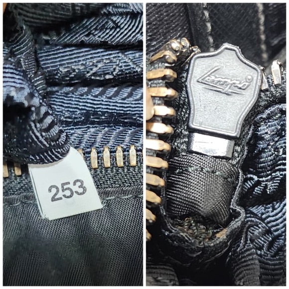 Authentic PRADA Tessuto Nylon And Saffiano Leather Small Crossbody Bag Black - Picture 4 of 12